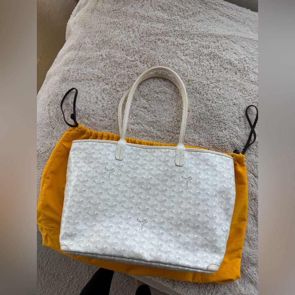 Goyard White/Off-White St. Louis PM Tote - Picture 15 of 16